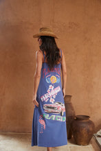 Load image into Gallery viewer, Sabbi Flamingo Racing Maxi Dress - Purple Hyde Boutique
