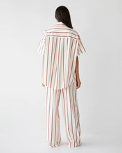 Load image into Gallery viewer, Dear Dylan Club Striped Oversized Shirt  Hyde Boutique   
