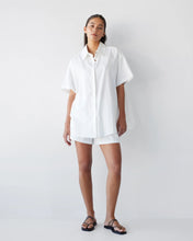 Load image into Gallery viewer, Dear Dylan Lawn Oversized Shirt - Blanc  Hyde Boutique   
