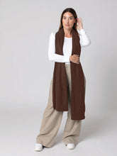 Load image into Gallery viewer, Dark Hampton The McCance Wool Scarf - Chocolate Hyde Boutique
