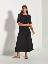 Load image into Gallery viewer, Juliette Hogan Pip Dress - Black Luxe Suiting  Mrs Hyde Boutique   
