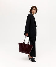 Load image into Gallery viewer, Deadly Ponies Mr Bandit Tote - Claret Croc  Mrs Hyde Boutique   

