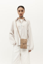 Load image into Gallery viewer, Deadly Ponies Mr Penny Pouchette - Oat Suede Bag Deadly Ponies
