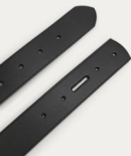 Load image into Gallery viewer, Deadly Ponies Wide Belt Oval - Black/Silver
