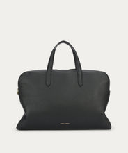 Load image into Gallery viewer, Deadly Ponies Zorro Briefcase - Black/Brass Hyde Boutique
