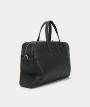Load image into Gallery viewer, Deadly Ponies Zorro Briefcase - Black/Brass Hyde Boutique
