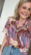 Load image into Gallery viewer, Drama The Label Dalila Top - Pink Paisley Hyde Boutique
