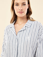 Load image into Gallery viewer, Papinelle x Karen Walker Seersucker Stripe Boxer PJ - Sky Blue
