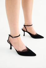 Load image into Gallery viewer, La Tribe Indy Heel - Black Lace Hyde Boutique
