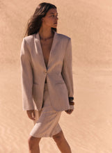 Load image into Gallery viewer, Esmaee Etch Blazer - Sand | Arriving End Of October Hyde Boutique
