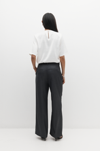 Load image into Gallery viewer, Rebe Satin Shoulder Top - Ivory Hyde Boutique
