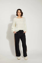 Load image into Gallery viewer, Drama the Label Forde Pant - Black Tan/Cream Stripe  Hyde Boutique   

