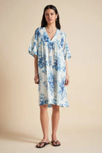 Load image into Gallery viewer, Papinelle x Karen Walker Romantic Floral Kaftan Nightie - Teal
