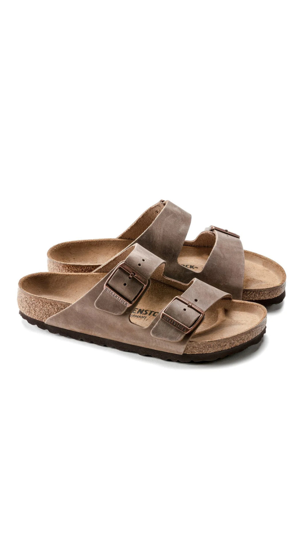 Birkenstock Arizona Big Buckle Oiled Leather (Regular) - Tobacco Brown