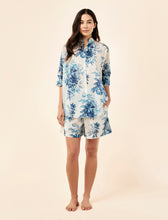 Load image into Gallery viewer, Papinelle x Karen Walker Romantic Floral Flowy Boxer PJ - Teal
