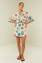 Load image into Gallery viewer, Palm Noosa East Mini Skirt - Holiday Stamp  Hyde Boutique   
