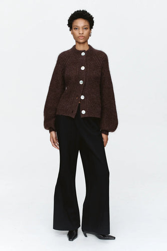 Marle Cait Cardigan - Chocolate Hyde Boutique