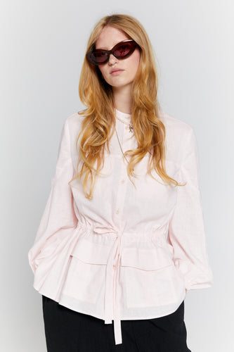 Karen Walker Discovery Shirt - Petal Pink Hyde Boutique