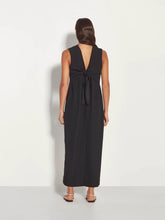 Load image into Gallery viewer, Juliette Hogan Indigo Tie Tunic - Black Luxe Crepe  Hyde Boutique   
