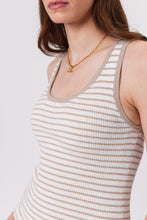 Load image into Gallery viewer, Marlow Sunset Knit Tank - Taupe Stripe  Hyde Boutique   
