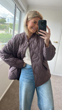Load image into Gallery viewer, Moke Talei Women Quilt Bomber - Cocoa Powder Apparel > Women > Clothing > Jackets > Bomber Jackets > Quilted Bomber Jackets > Moke Hyde Boutique
