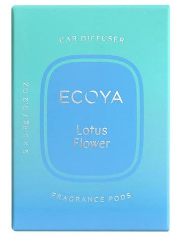 Ecoya Car Diffuser Litus Flower Refill 2 Pack Car Diffuser Ecoya