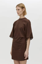 Load image into Gallery viewer, Camilla and Marc Lolani Mini Tee Dress - Chocolate Hyde Boutique
