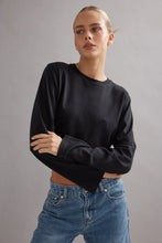 Load image into Gallery viewer, Caitlin Crisp Club CC Long Sleeve Tee - Black Hyde Boutique
