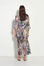 Load image into Gallery viewer, Juliette Hogan Rosie Dress - Azure Blossom Silk  Mrs Hyde Boutique   
