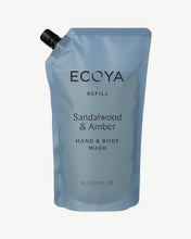 Load image into Gallery viewer, Ecoya Hand &amp; Body Wash Refill - Sandalwood &amp; Amber Hyde Boutique
