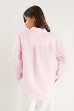 Load image into Gallery viewer, Exalted Pale Pink Linen
Viscose Oversized Shirt - Pale Pink
