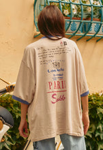 Load image into Gallery viewer, Sabbi The Paris Love Notes Tee - Cream Hyde Boutique
