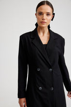 Load image into Gallery viewer, Aston Studio Evangeline Coat - Nero  Hyde Boutique   
