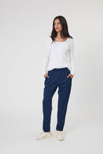 Load image into Gallery viewer, Marlow Echo Rib Henley Top - White Hyde Boutique
