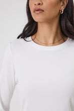 Load image into Gallery viewer, Marlow Echo Rib Henley Top - White Hyde Boutique
