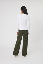 Load image into Gallery viewer, Marlow Echo Rib Henley Top - White Hyde Boutique

