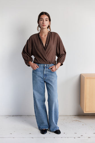 Mahsa Everyday Blouse - Hazel Gingham Hyde Boutique