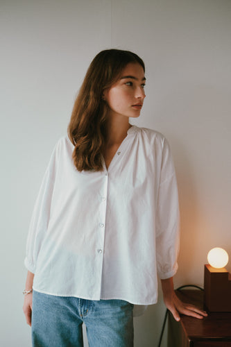 Mahsa Everyday Blouse - White Hyde Boutique