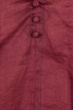 Load image into Gallery viewer, Among The Brave Expedition Shirred Neck Short Sleeve Top - Burgundy Arriving Thursday
