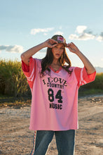 Load image into Gallery viewer, Sabbi The Very Oversized - Country Music Tee Pink Hyde Boutique
