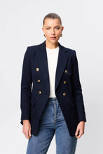 Load image into Gallery viewer, Mossman Legacy Blazer - Navy Apparel > Women > Clothing > Jackets > Blazers > Tailored Blazers > Mossman Hyde Boutique

