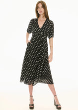 Load image into Gallery viewer, Pol Clove Dress - Black/Pebble Spot Arriving Soon
