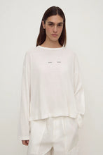 Load image into Gallery viewer, Assembly Label Slow Burn Wide Long Sleeve Tee - Antique White
