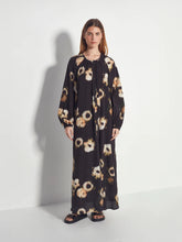 Load image into Gallery viewer, Juliette Hogan Tuscany Dress - Noir Wildflower Silk  Mrs Hyde Boutique   
