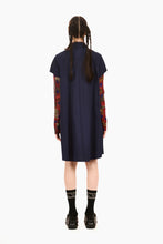 Load image into Gallery viewer, NOM*d Grid Shirtdress - Paperboy Poplin Biro
