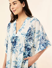 Load image into Gallery viewer, Papinelle x Karen Walker Romantic Floral Kaftan Nightie - Teal
