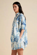 Load image into Gallery viewer, Papinelle x Karen Walker Romantic Floral Flowy Boxer PJ - Teal
