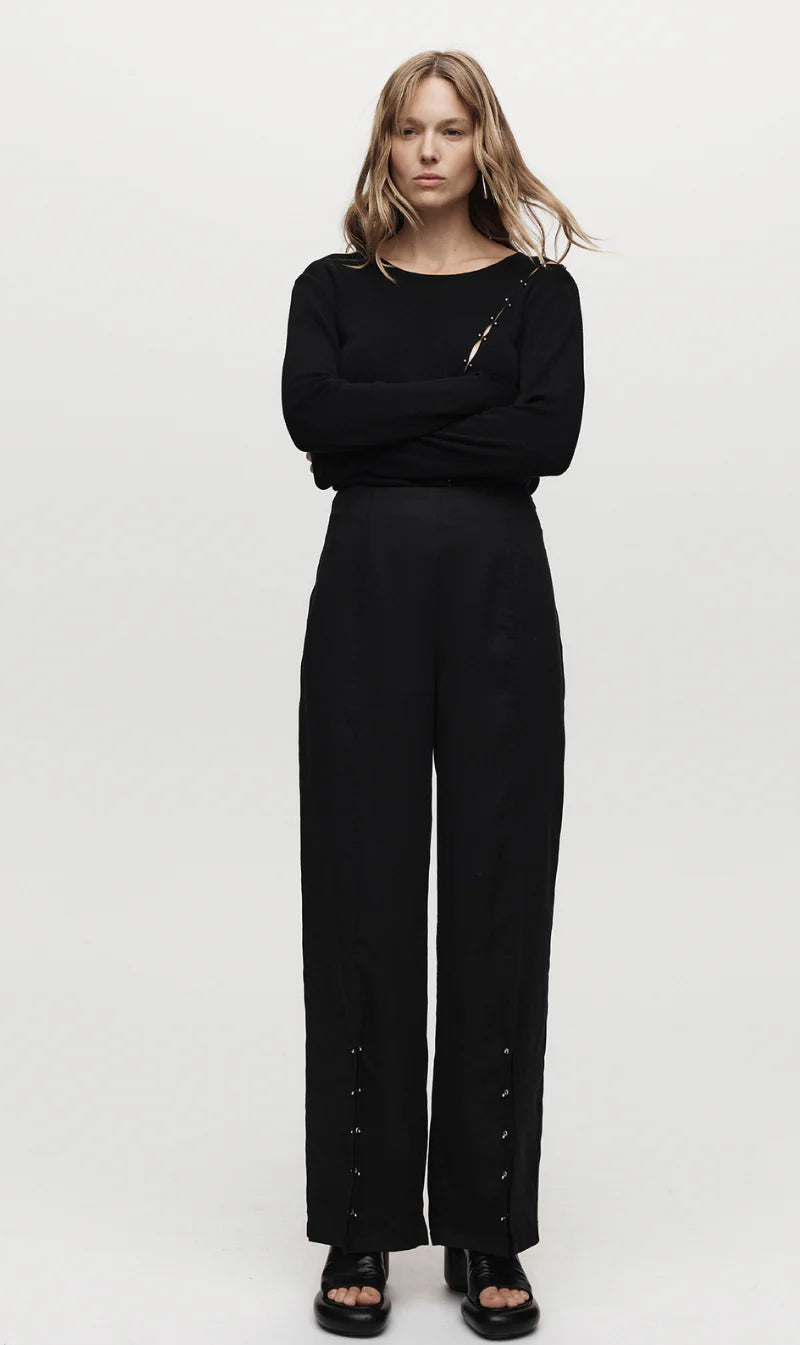 Marle Carter Pant - Black  Hyde Boutique   