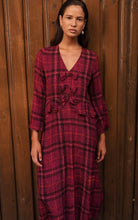 Load image into Gallery viewer, Salasai Bow Tie Dress - Mulberry Tweed  Hyde Boutique   
