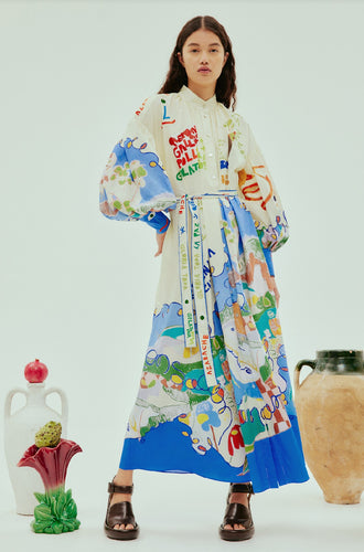 Alemais Nadia Shirtdress - Multi | PRE ORDER  Hyde Boutique   